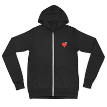 Load image into Gallery viewer, KNY Heart Print zip hoodie
